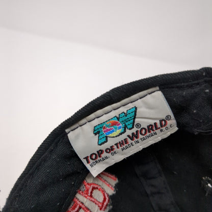 USA Flag Park Snapback Hat Black One Size Adjustable Top of the World