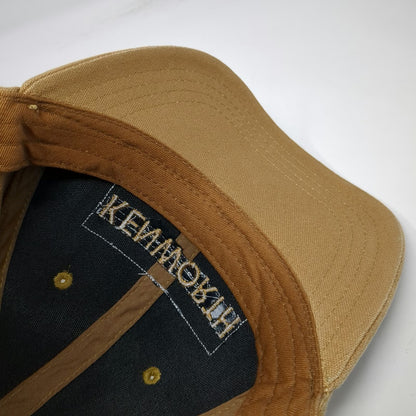 Kenworth Baseball Cap Brown One Size Strapback Cotton Patch Trucking Logo Hat