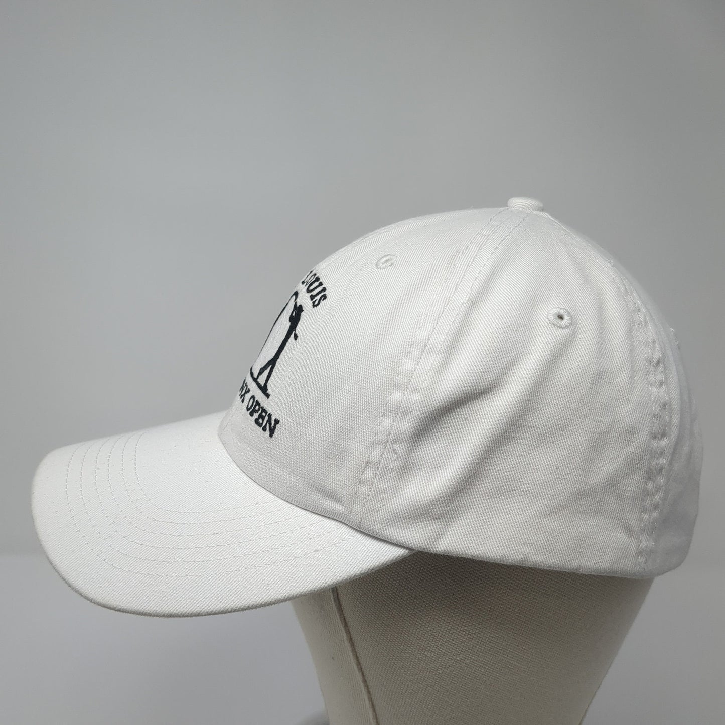 St. Louis Publinx Open Slideback Baseball Cap White One Size Adjustable Imperial