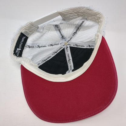Flo Grown Snapback Trucker Hat Multi One Size Mesh Back Colorblock