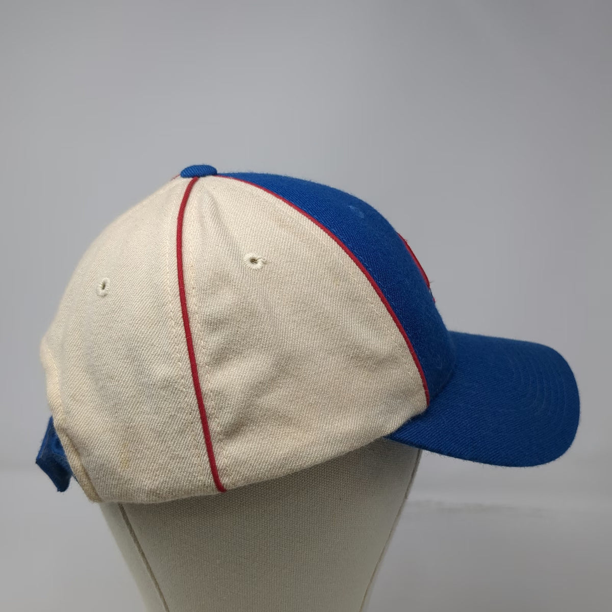 Chicago Cubs MLB Nike Baseball Cap Blue White Red One Size Wool Strapback Hat