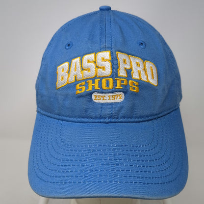 Bass Pro Shops Baseball Cap Blue White Yellow One Size Embroidered Strapback Hat