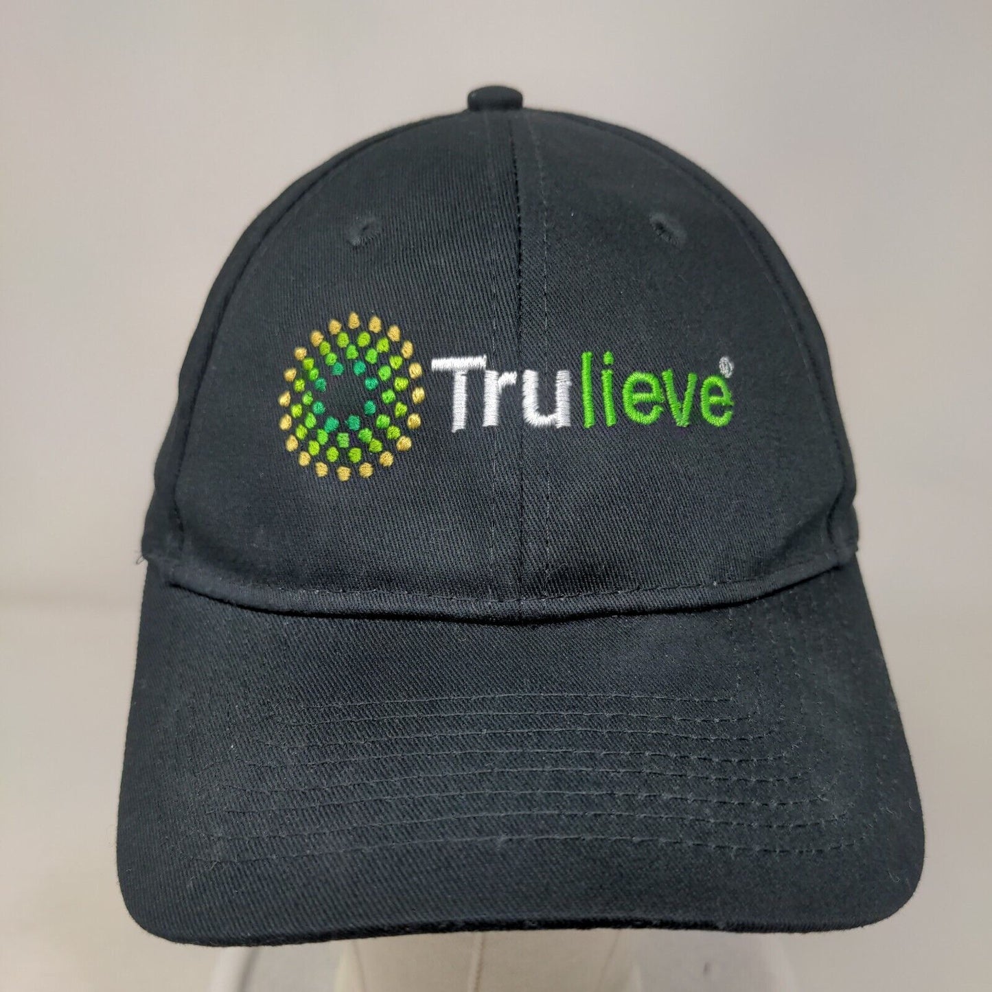 Trulieve Snapback Hat Black OS Adjustable Embroidered 6 Panel Port & Company