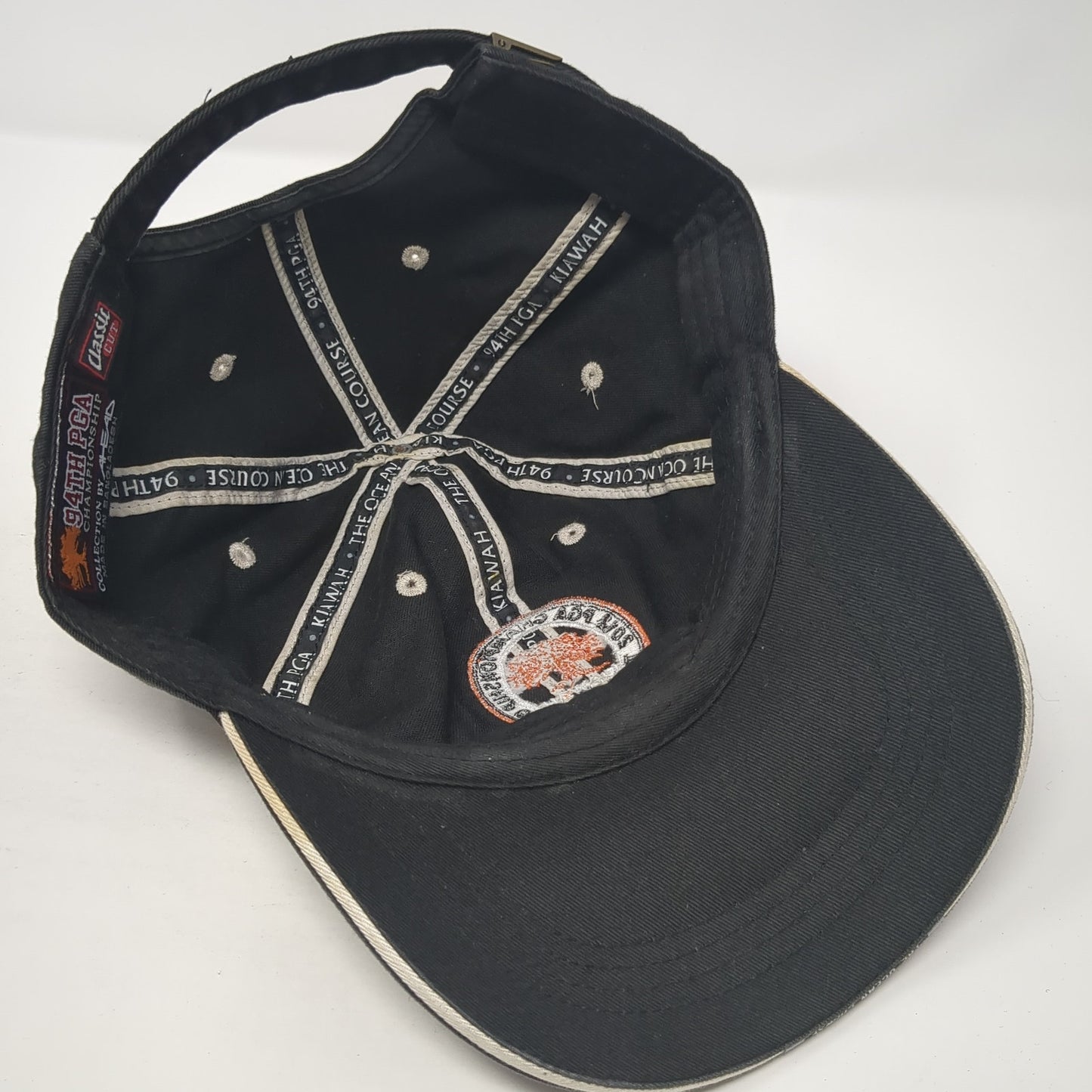 2012 PGA Championship The Ocean Course Baseball Cap Black OS Classic Cut Ahead