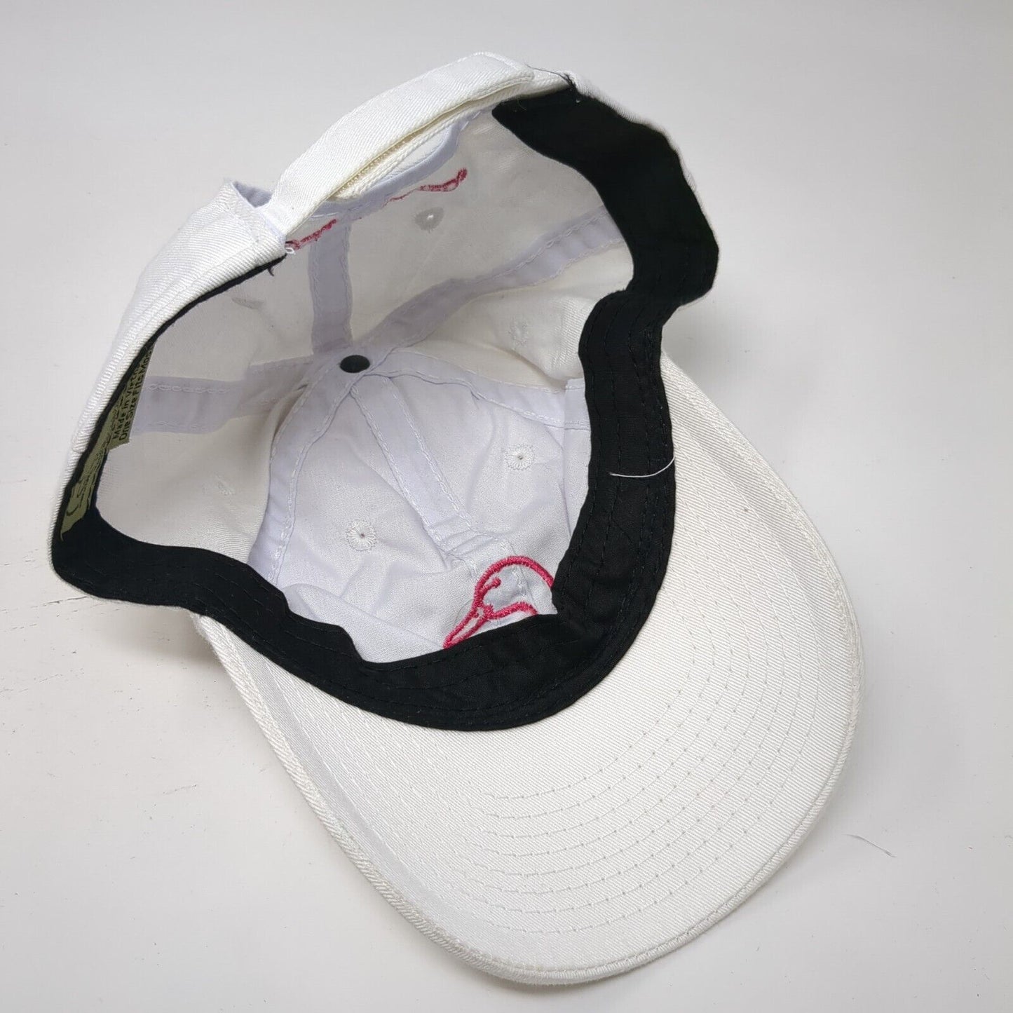 Ducks Unlimited Strapback Hat White One Size Embroidered Outdoor Cap