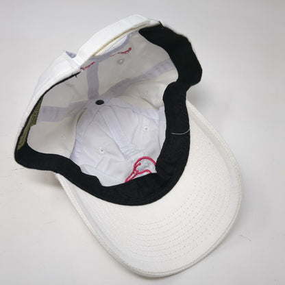 Ducks Unlimited Strapback Hat White One Size Embroidered Outdoor Cap
