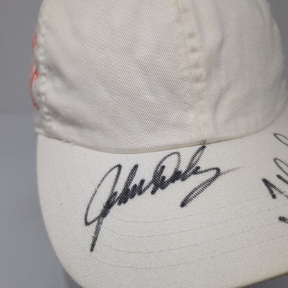 B.U.M Equipment Slideback Hat White One Size Adjustable Autographed Blank
