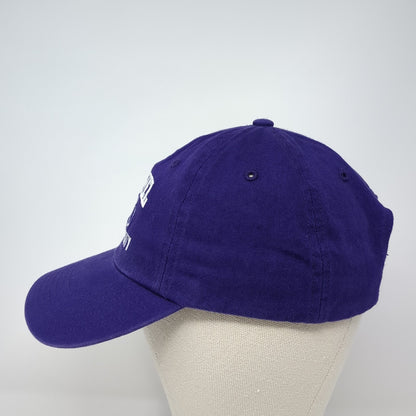 Bethel University Slideback Hat Purple One Size Adjustable Embroidered