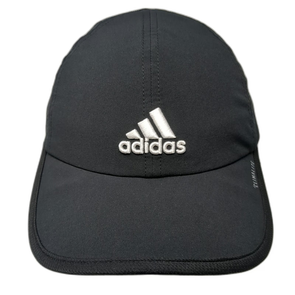 Adidas Baseball Cap Black One Size Strapback Climalite Mesh Side Panels Hat
