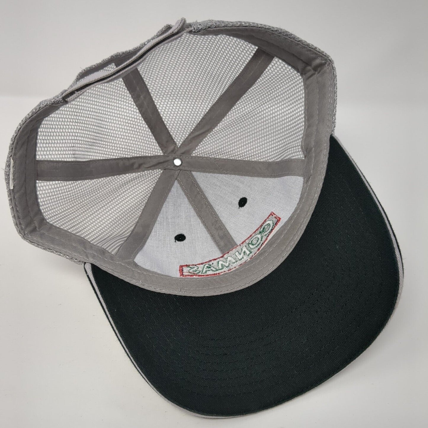 Conmas Construction Supply Strapback Trucker Hat Black One Size Mesh Back