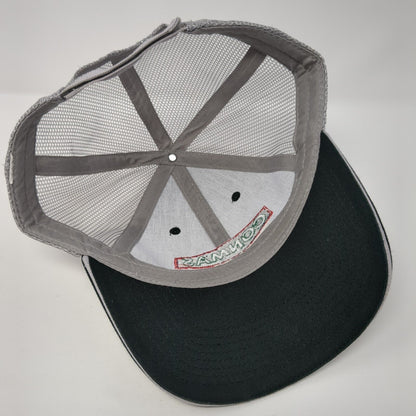 Conmas Construction Supply Strapback Trucker Hat Black One Size Mesh Back