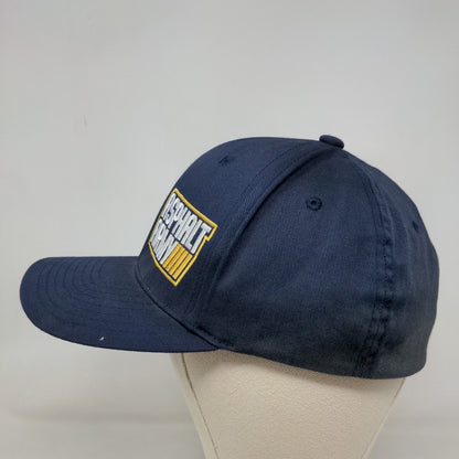 Flexfit Men's Fitted Hat Blue Size L/XL Embroidered Asphalt Army Logo