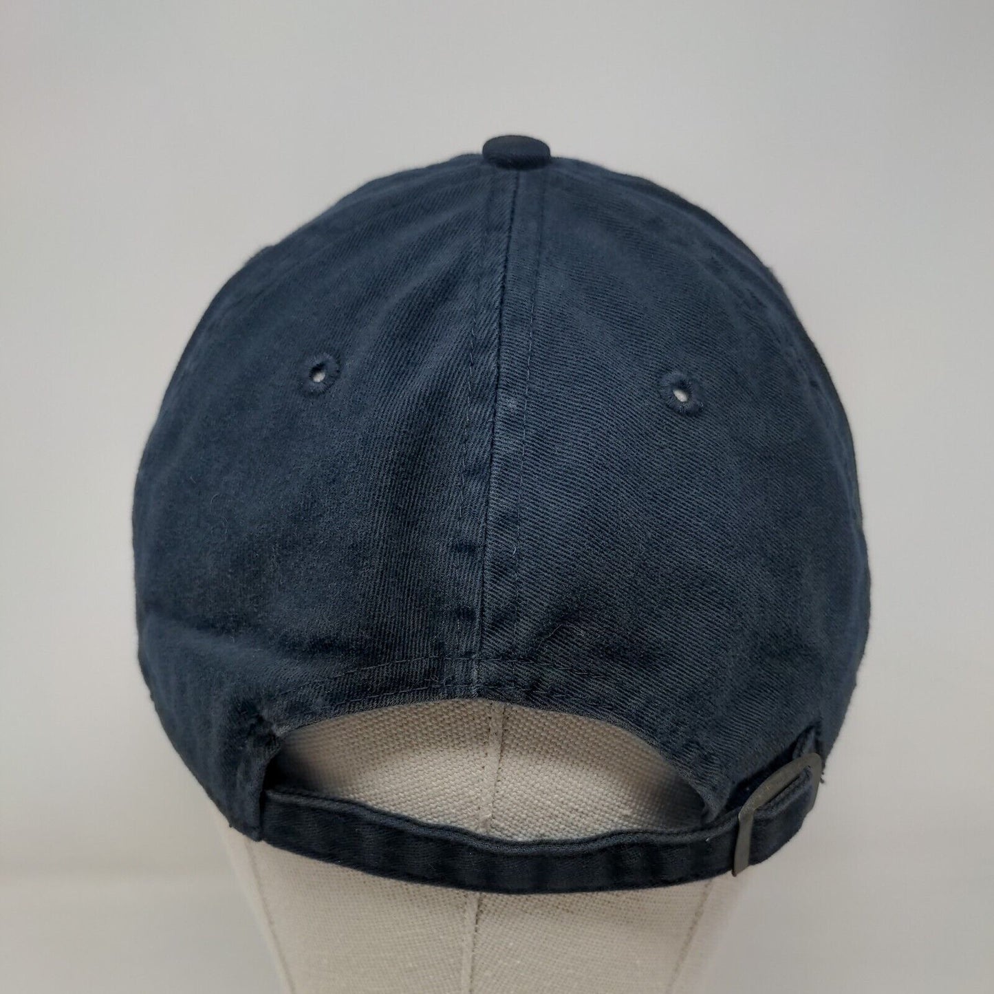 1 0F US Slideback Hat Blue OSFM Adjustable Embroidered Vented Holes KC Caps