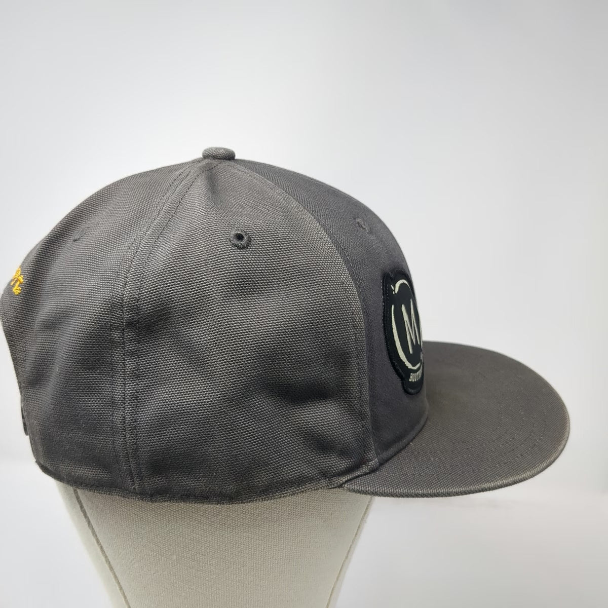 Carhartt Snapback Gray One Size Hat M Boutique Taqueria Patch Flat Bill