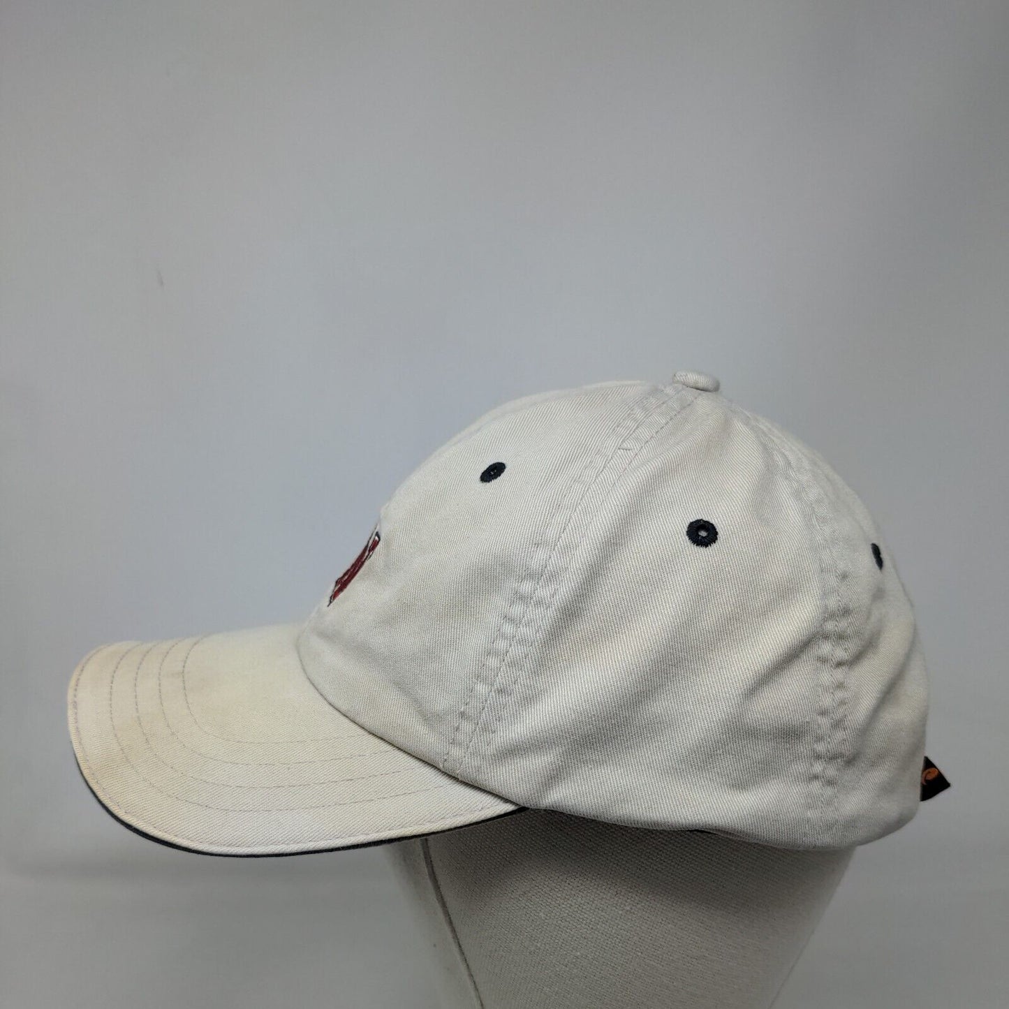 Letter W Slideback Hat Tan One Size Embroidered 6 Panel Pukka Golf