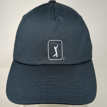 PGA Tour 5 Panel Green Hat One Size Airflux Performance Breathable Strapback