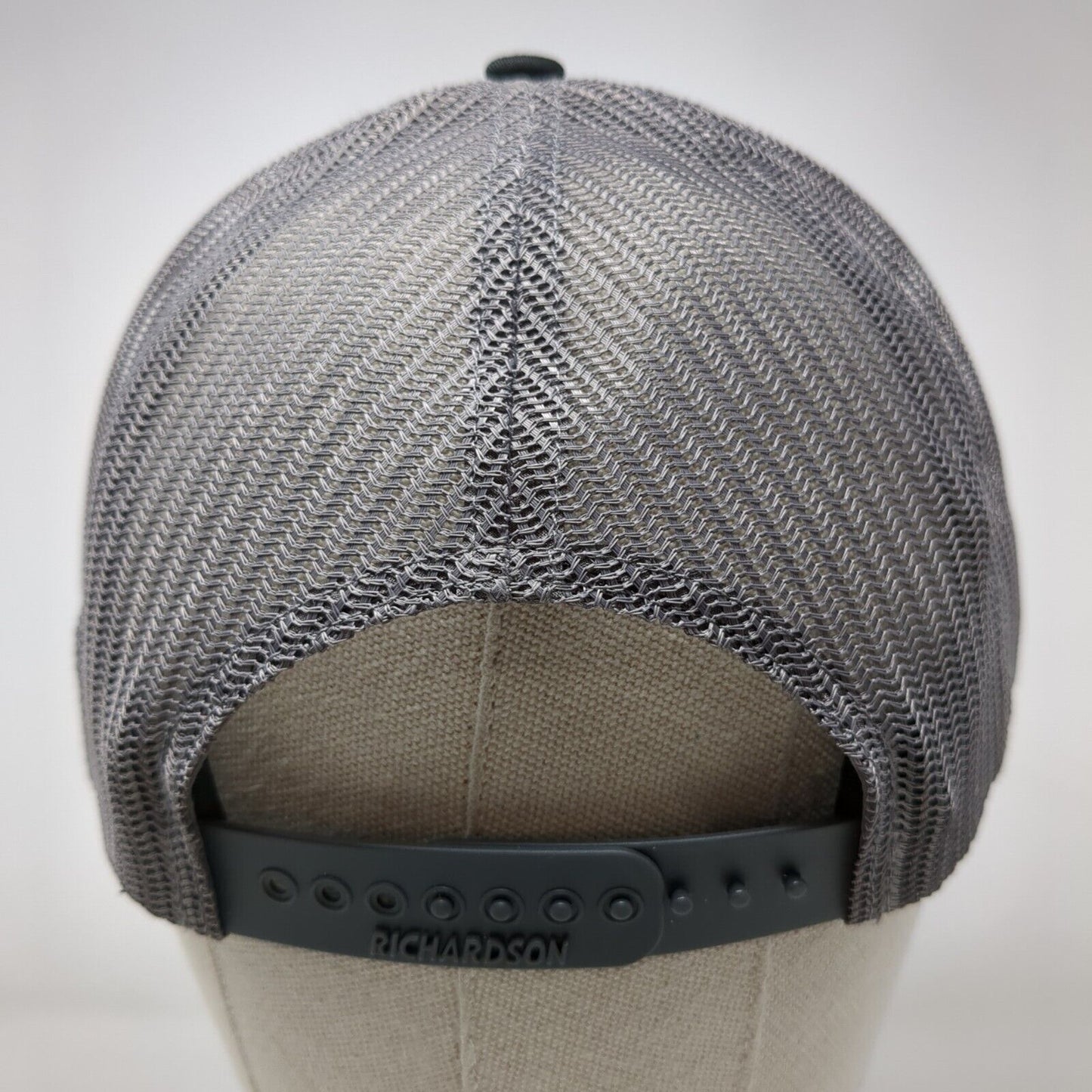 Idaho Farm Bureau Patch Snapback Trucker Hat Black OSFA Mesh Back