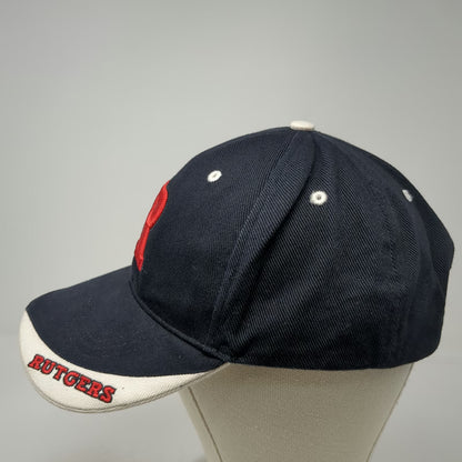 Rutgers NCAA Fan Favorite Baseball Cap Black Red White One Size Strapback Hat