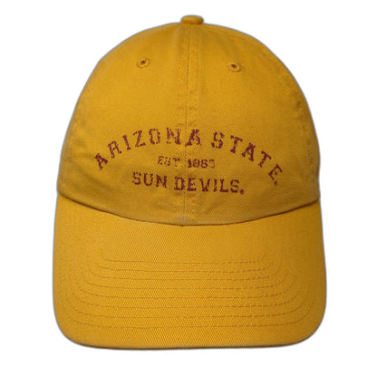 Arizona State Sun Devils NCAA Twins Enterprise Yellow M Cotton Embroidered Cap