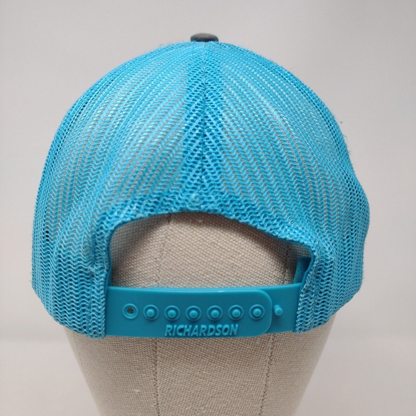 Richardson Snapback Mesh Back Trucker Hat Multi OSFA Embroidered Logo