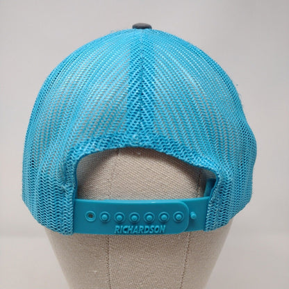 Richardson Snapback Mesh Back Trucker Hat Multi OSFA Embroidered Logo