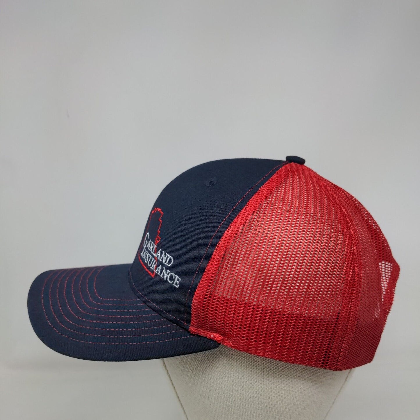 Garland Insurance Snapback Trucker Hat Multicolor One Size Mesh Back Richardson