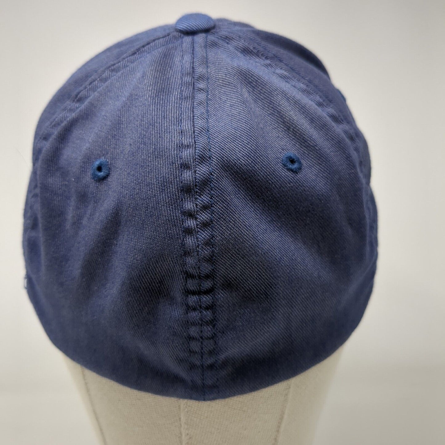 R&H Mechanical Fitted Hat Blue S/M Flexfit Embroidered 6 Panel Yupoong