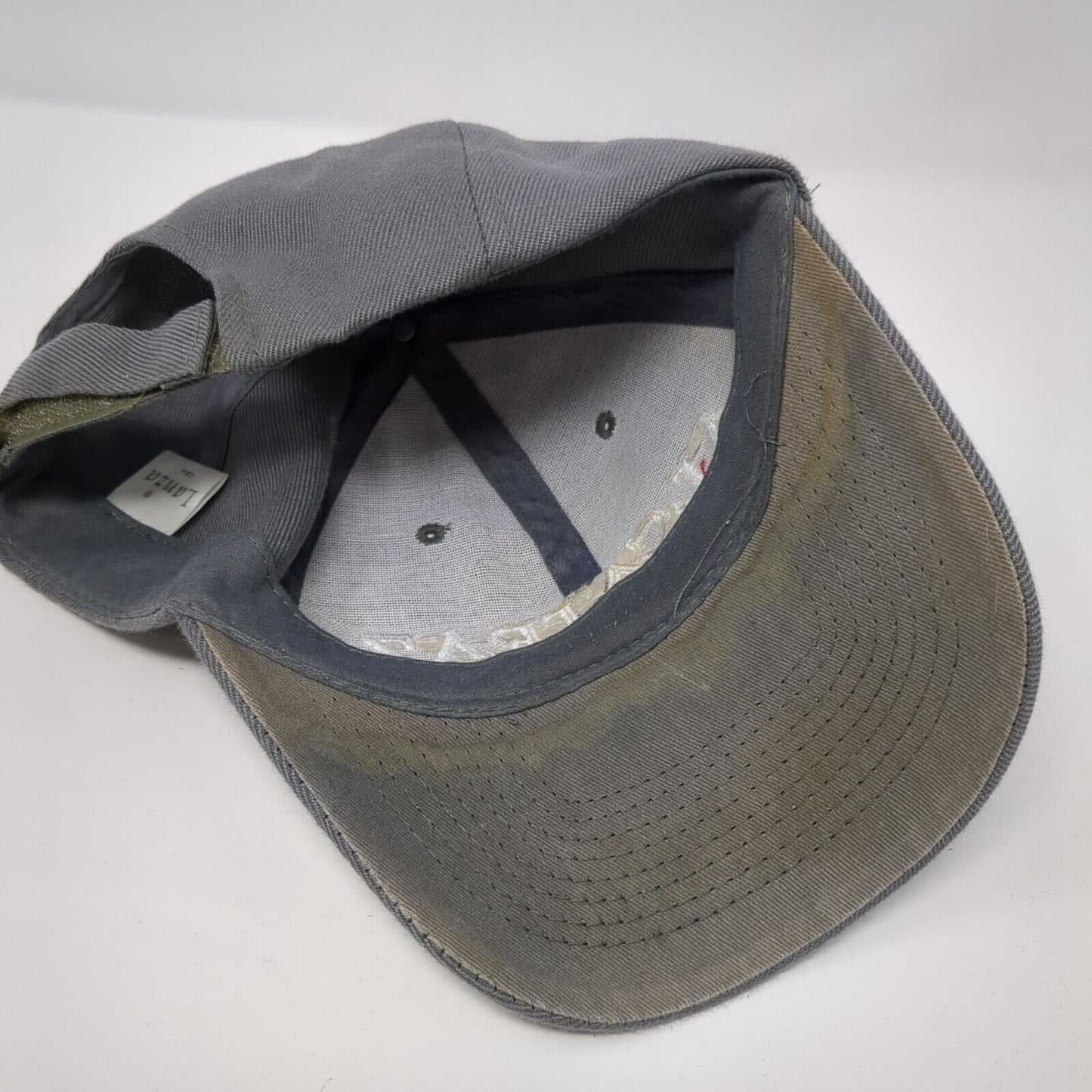 Alcatraz Strapback Hat Gray One Size Adjustable Embroidered 6 Panel Lanza