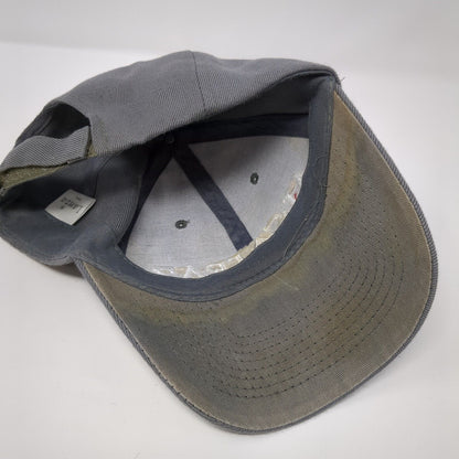 Alcatraz Strapback Hat Gray One Size Adjustable Embroidered 6 Panel Lanza