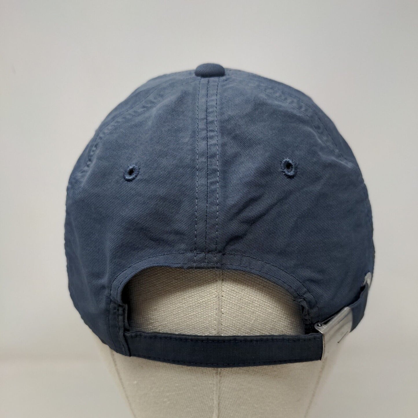 Nike Slideback Hat Blue OSFM Adjustable Heritage 86 Swoosh Vent Holes
