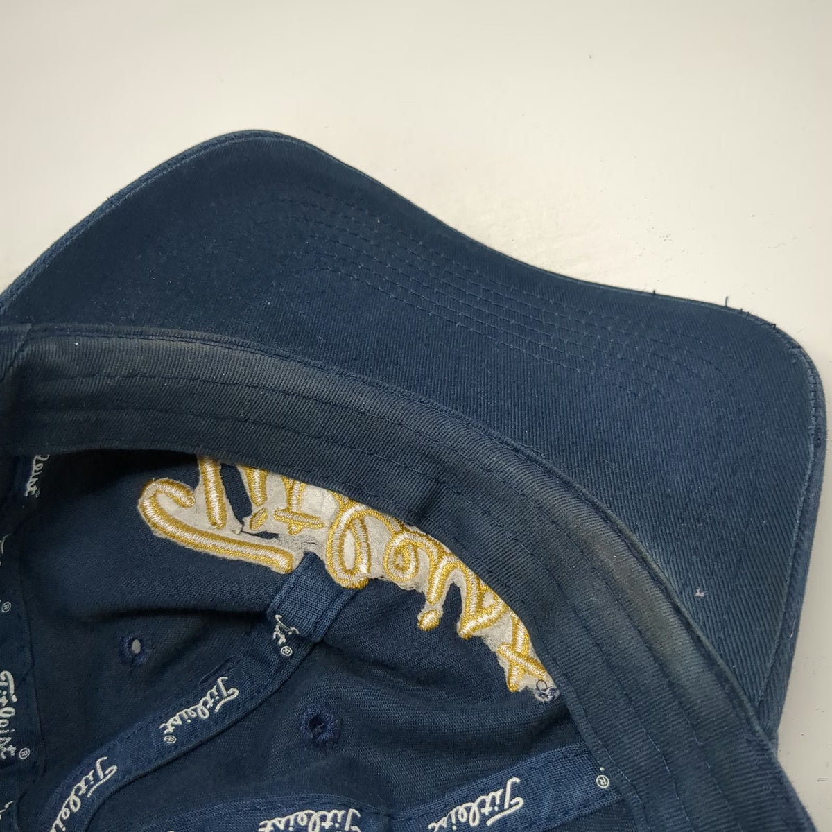 Titleist Baseball Cap Blue One Size PGA 2006 Pro-Officer Gold Embroidery Hat