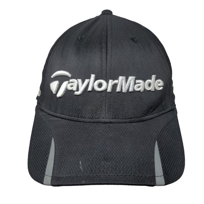 TaylorMade R11S Strapback Hat Black OSFA Adjustable Embroidered