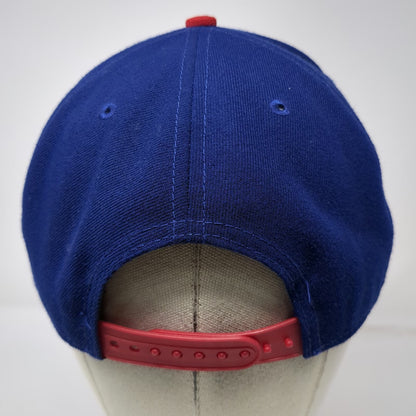 New Era Texas Rangers MLB Snapback Hat Blue Red One Size Flat Bill 9FIFTY OSFM