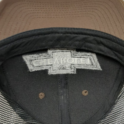 Outdoor Cap Trucker Hat Brown One Size Mesh Back Snapback Chevrolet Logo Hat