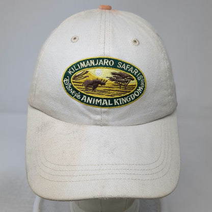 Disney Parks Kilimanjaro Safaris Animal Kingdom Hat Baseball Cap Beige One Size