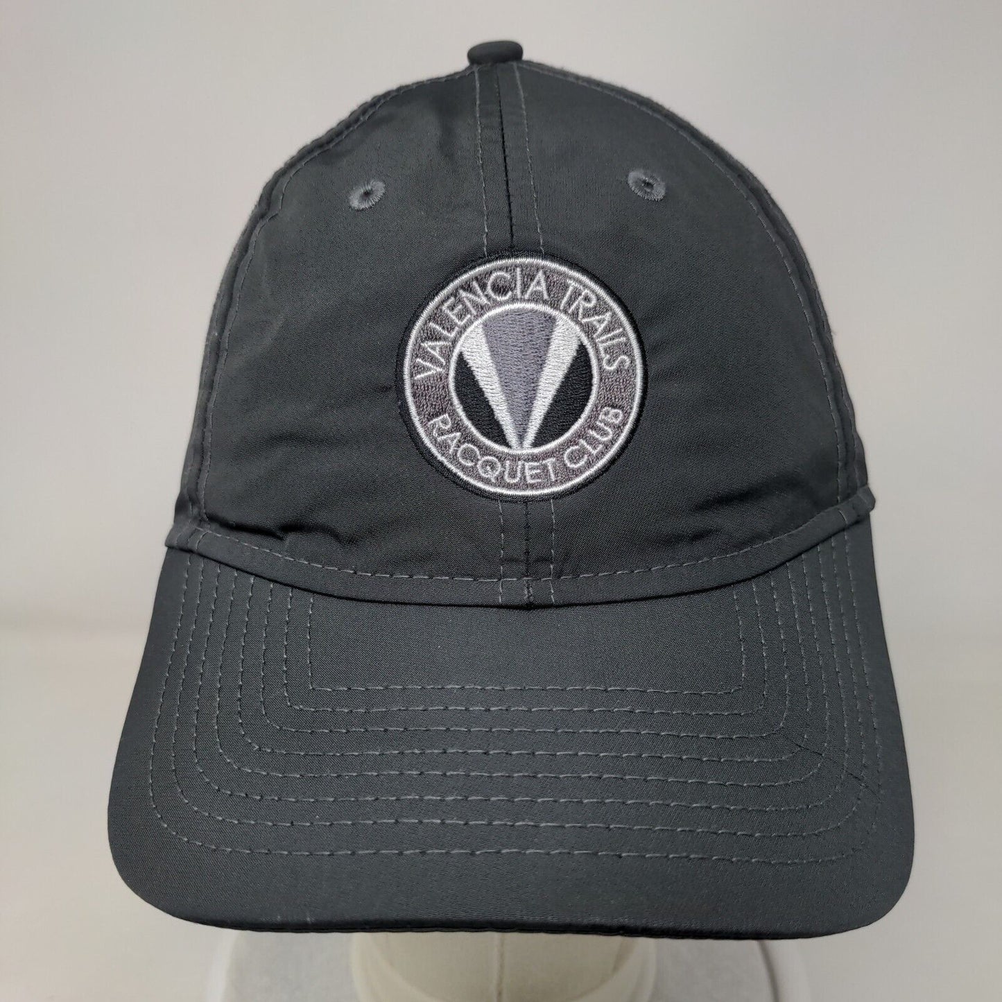 Valencia Trails Racquet Club Strapback Hat Gray OSFM Embroidered New Era