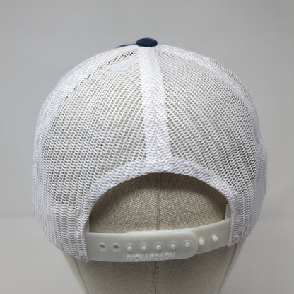 Cutting Edge Snapback Trucker Hat Blue M/L Adjustable Mesh Back Richardson