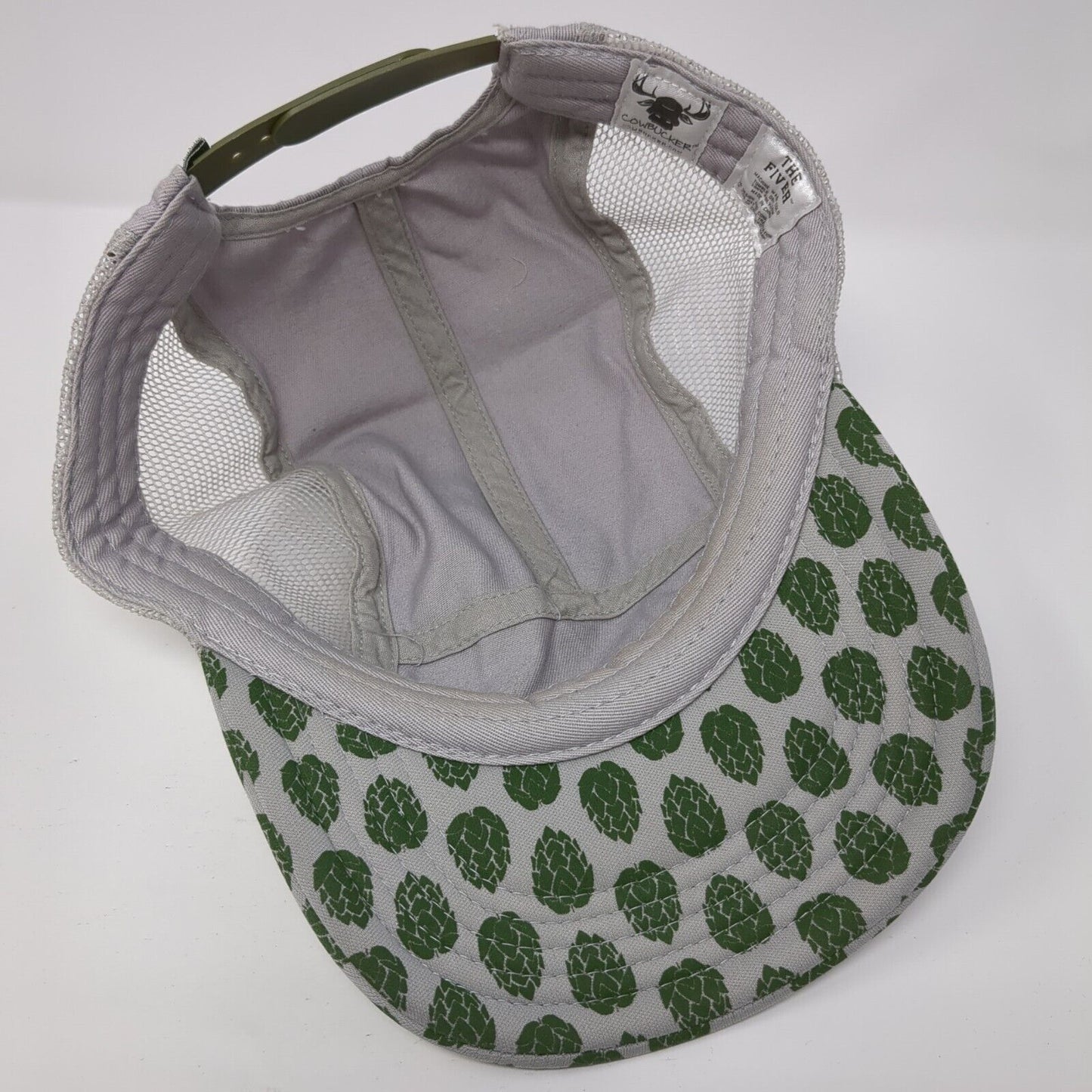 Yakima Valley Hops Snapback 5 Panel Hat Gray One Size Mesh Adjustable