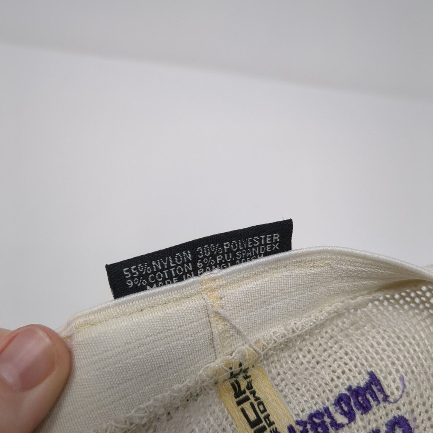 Foothills Fitted Mesh Back Trucker Hat Green 6 7/8-7 3/8 Embroidered