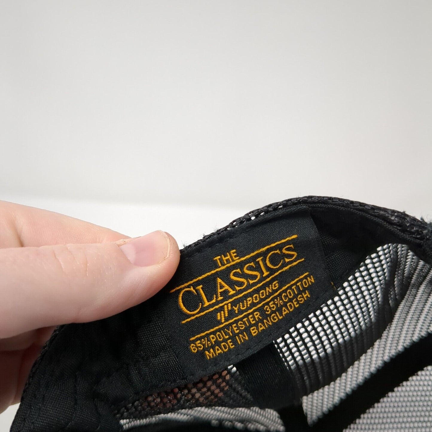 Sam Henry Music Snapback Mesh Back Trucker Hat Black One Size Yupoong