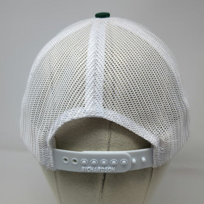 Richardson Trucker Hat Green One Size Eastern Connecticut Stars Snapback Mesh