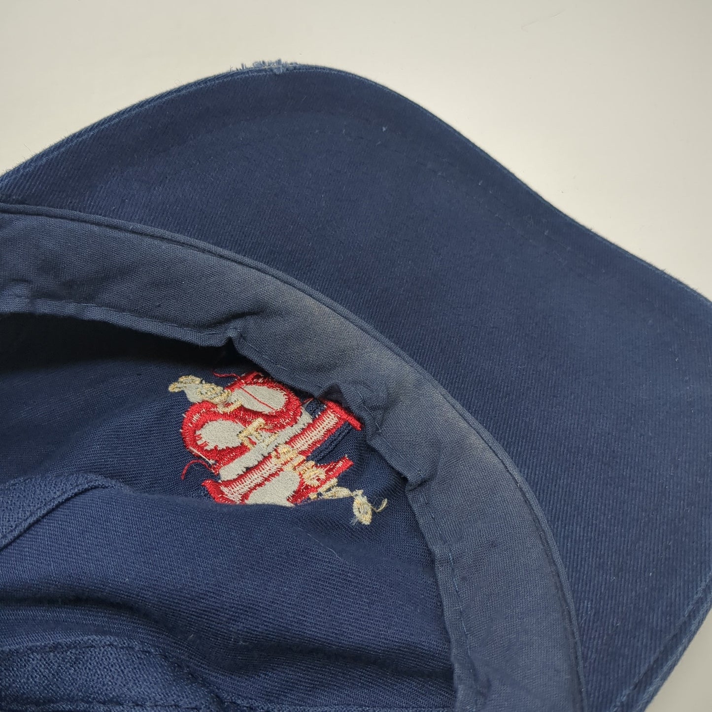 SF San Francisco Slideback Hat Blue One Size Adjustable Embroidered
