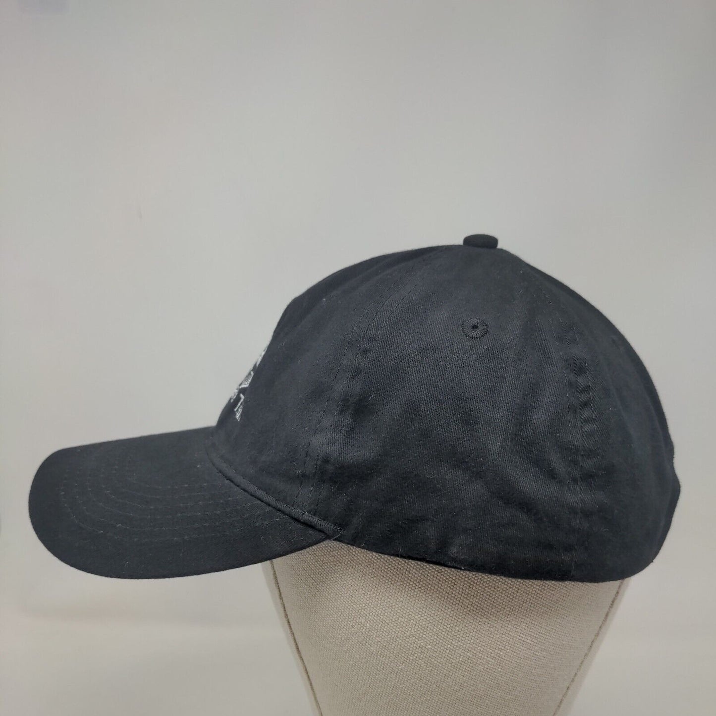 The Shaine Train Slideback Hat Black One Size Embroidered Queensboro