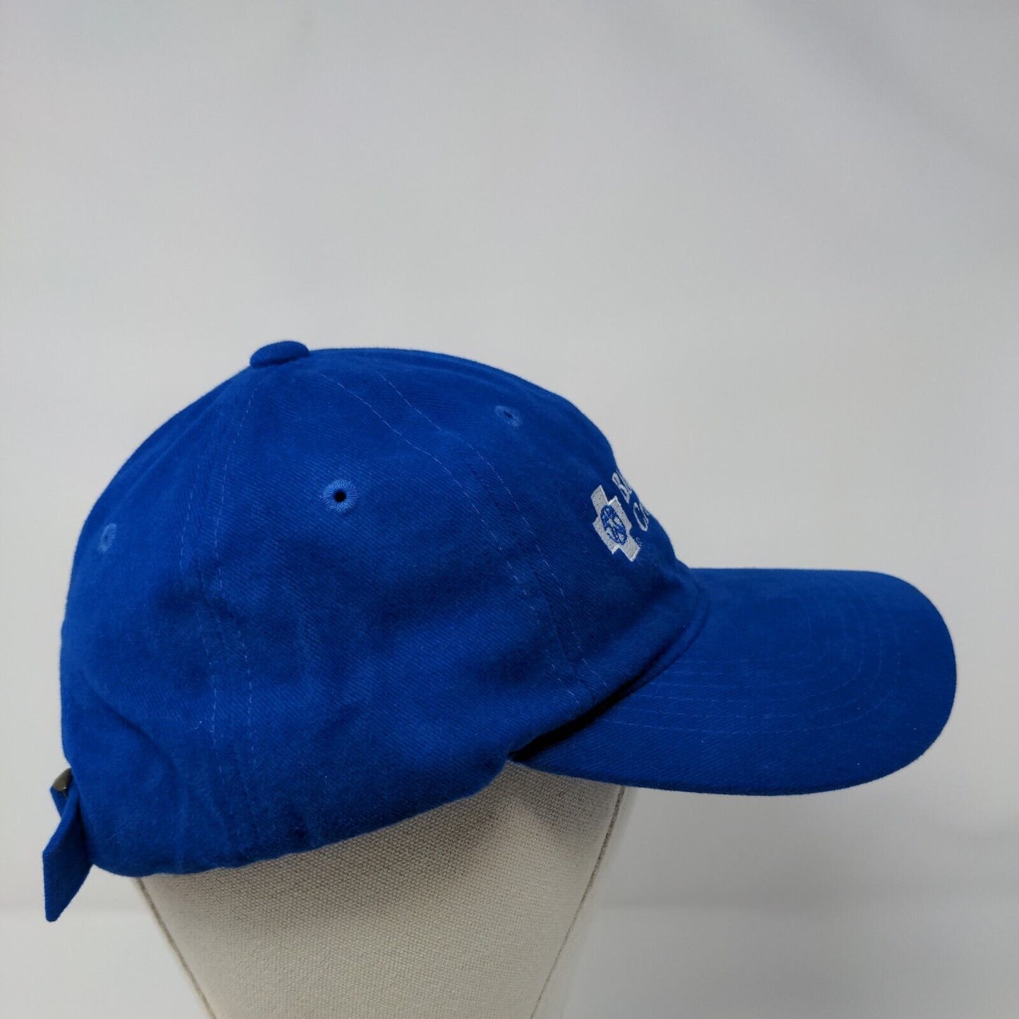 Blue Cross of Idaho Slideback Hat Blue OSFA Adjustable Vented Holes Sportsman