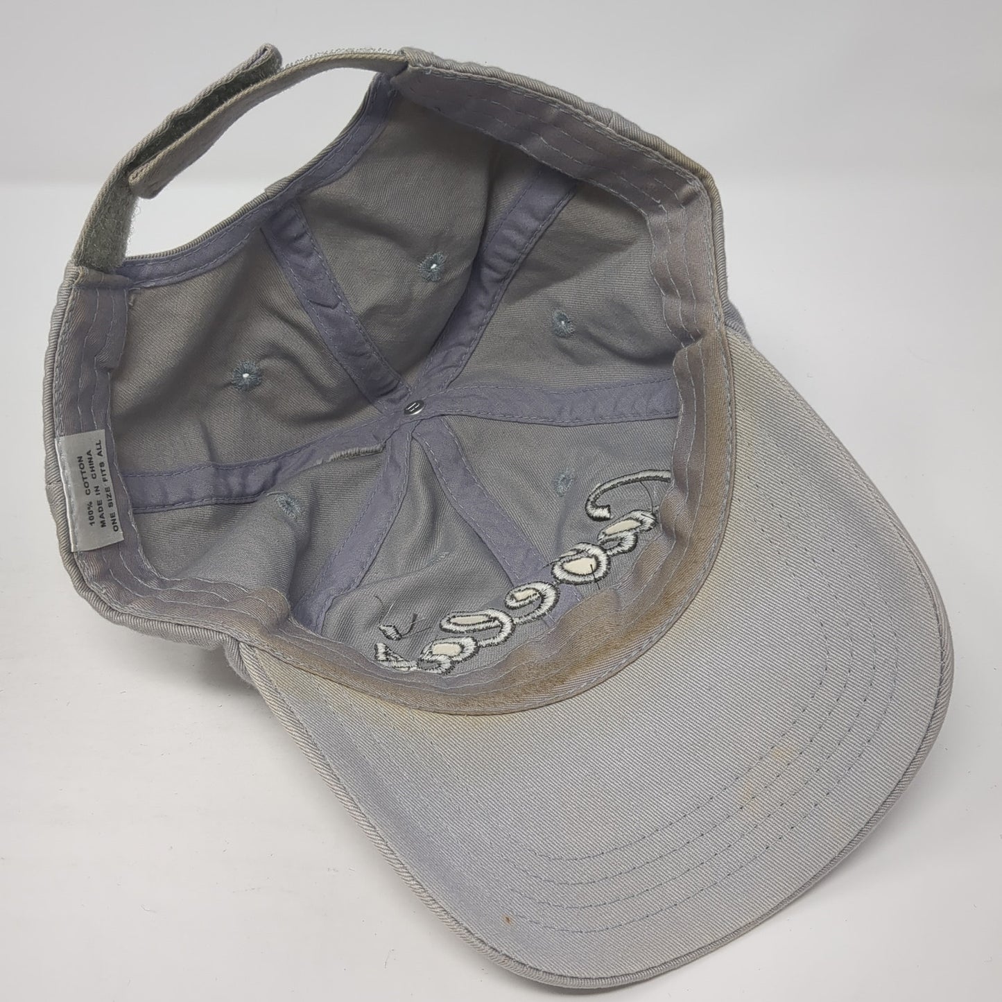 Cabela's Worlds Foremost Outfitters Baseball Cap Gray OS Adjustable Embroidered