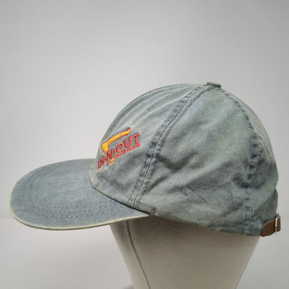 In-N-Out Burger Blue Baseball Cap One Size Slideback Embroidered Logo Hat