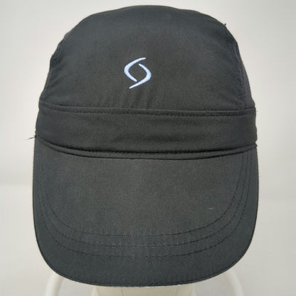 Moving Comfort Baseball Cap Black One Size Mesh Side Pocket Workout Running Hat