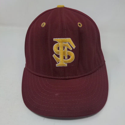 Pro-Line Men's Fitted Hat Red 6 5/8 Florida State Seminoles Vintage Made USA