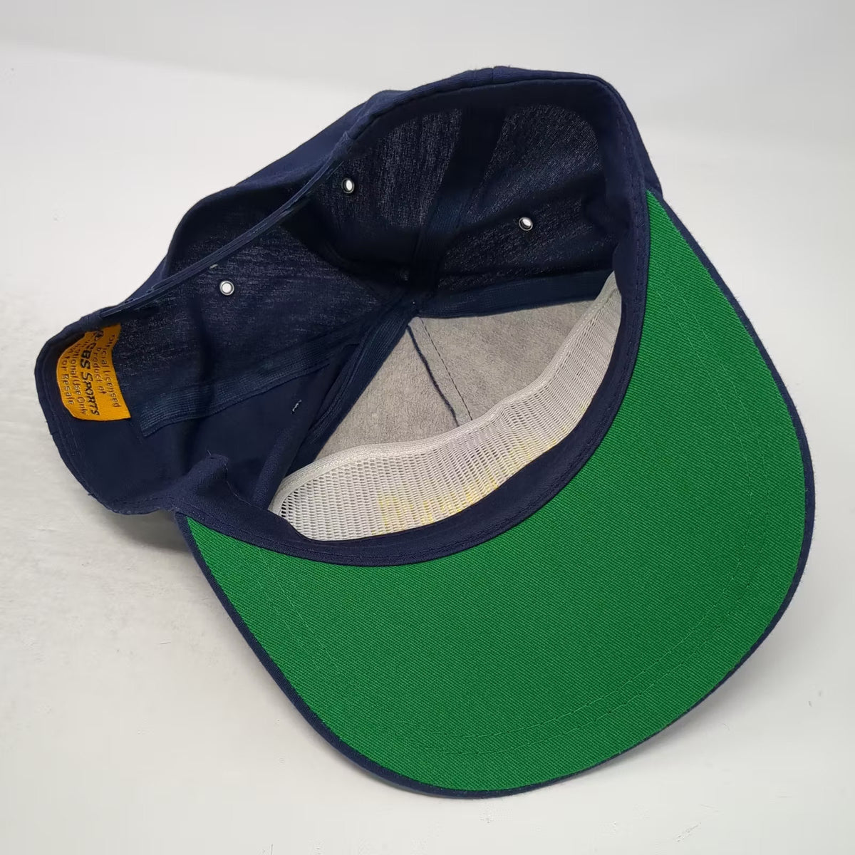 CBS Sports 5 Panel Blue Yellow Hat One Size OS Snapback Embroidered Underbrim