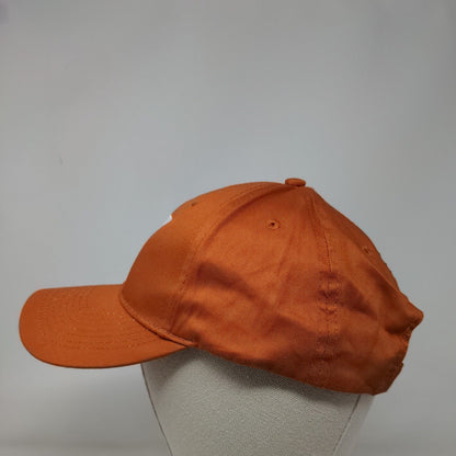 The YMCA Baseball 2019 Strapback Hat Orange One Size Embroidered 6 Panel